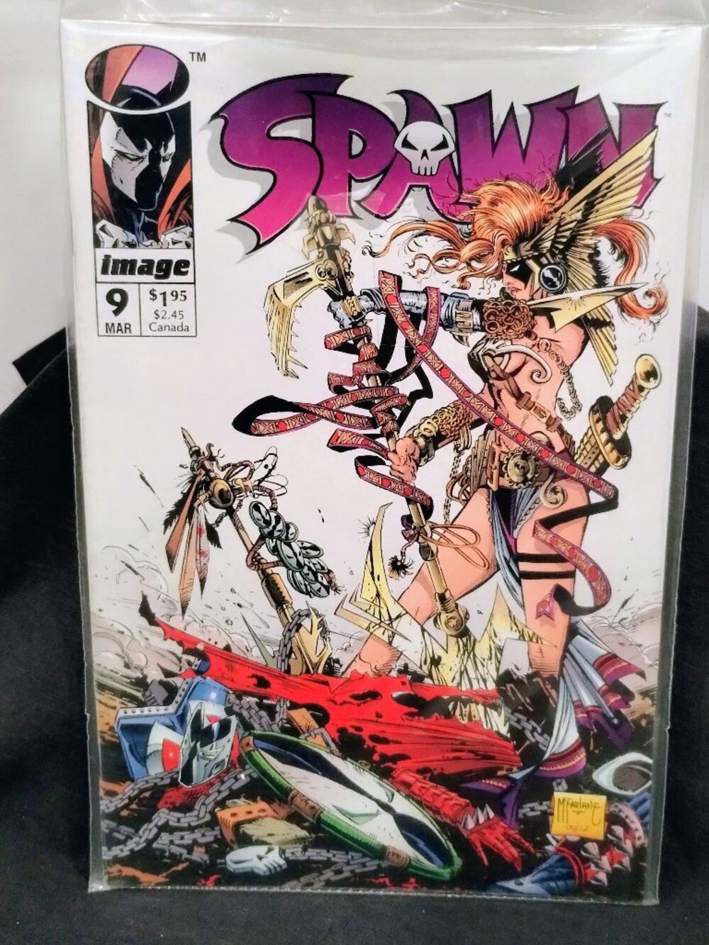 Spawn #9 (1993) 1st Appearance Angela & Medieval Spawn - Neil Gaiman